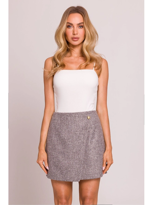 Moe Short Skirt - Grey