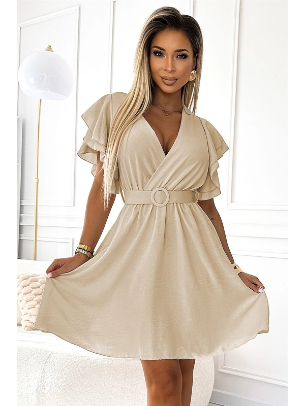 Numoco Dress - Beige