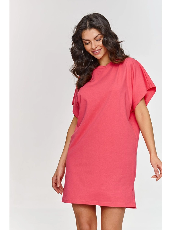 Makadamia Cotton Dress - Pink