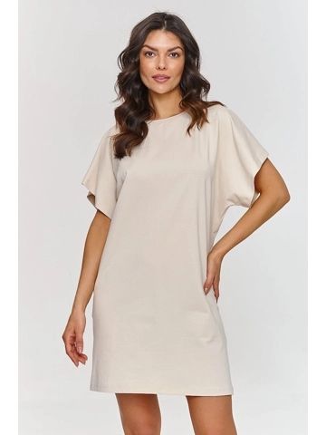 Makadamia Cotton Dress - Beige