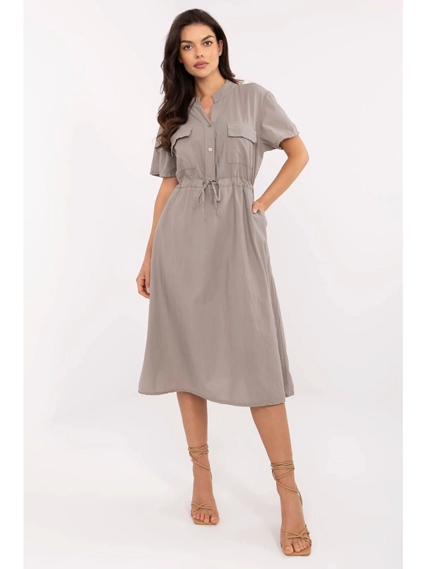 Italy Moda Summer Dress - Beige