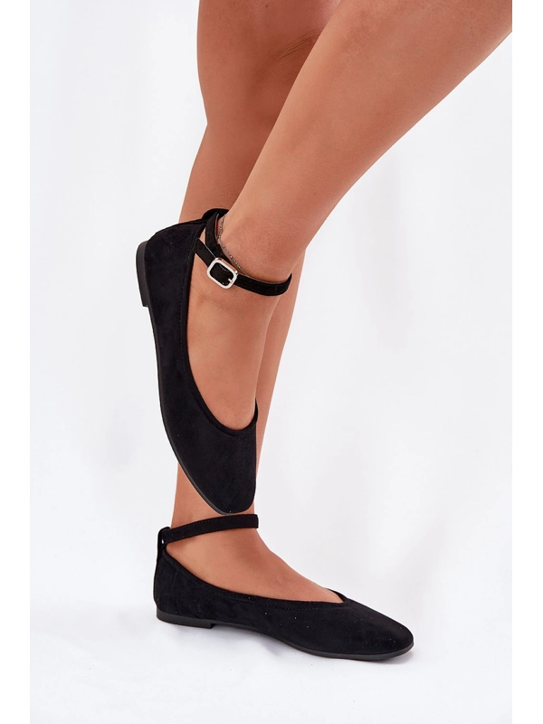 Step In Style Ballet Flats - Black