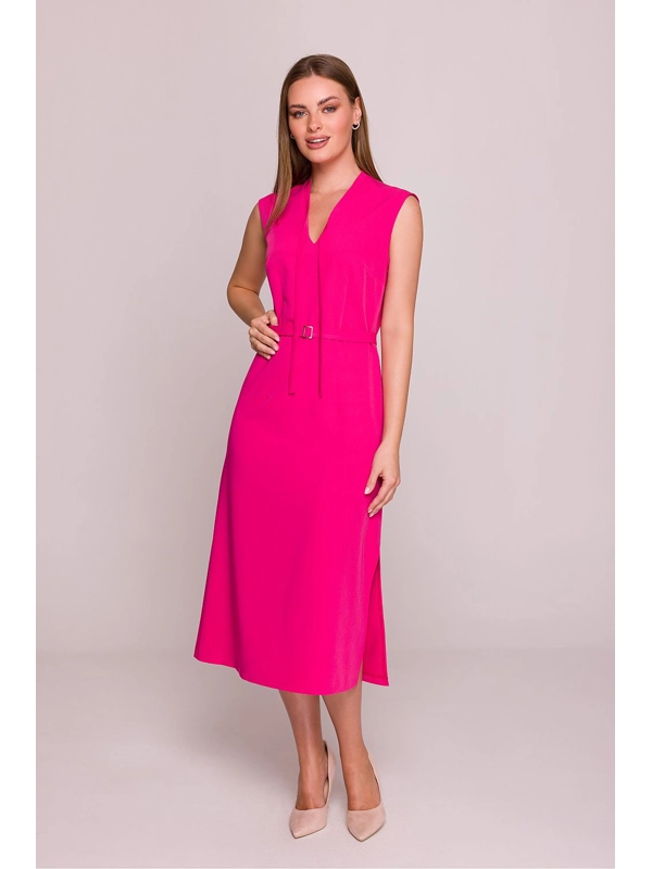 Stylove Midi Dress - Pink