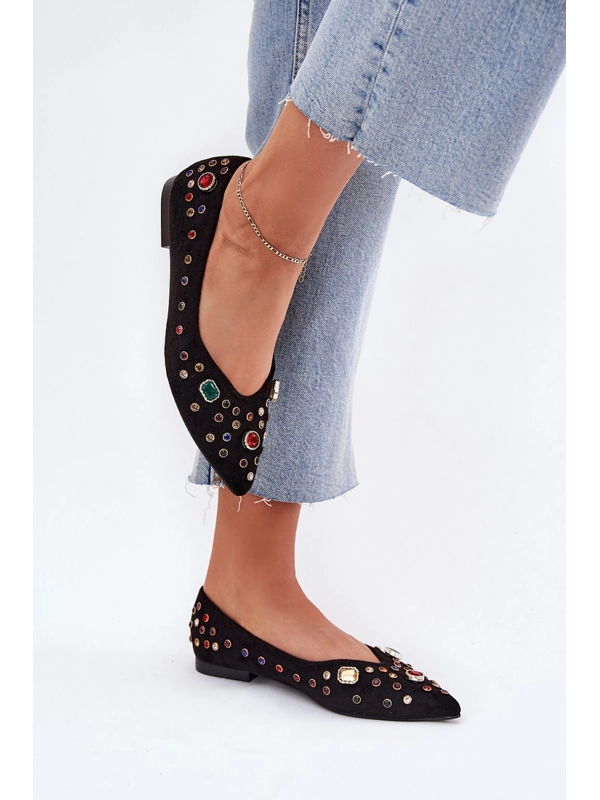 Step In Style Ballet Flats - Black