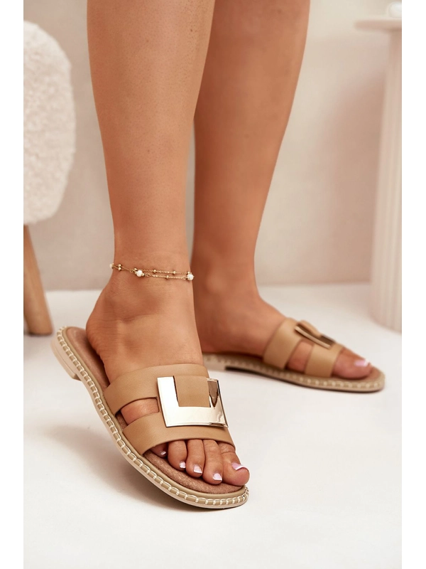 Step In Style Flip-Flops - Beige