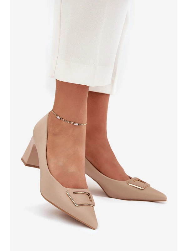 Step In Style Heels - Beige