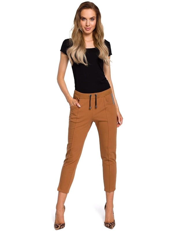 Moe Women Trousers - Brown