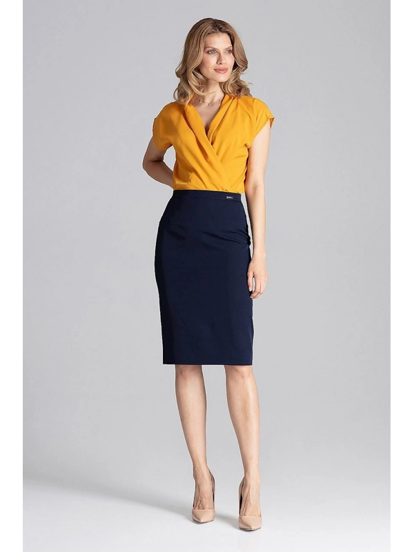 Figl Classic Skirt - Navy Blue