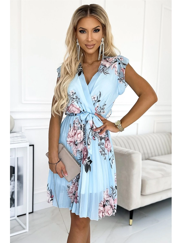 Numoco Cocktail Dress - Pastel Roses