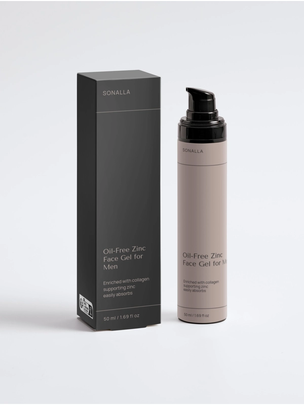 Oil-Free Zinc Face Gel for Men