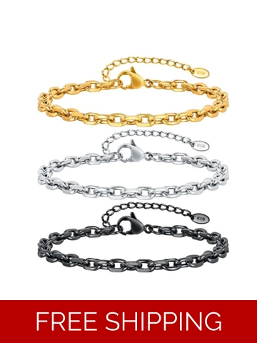 Stainless Steel Link Bracelet