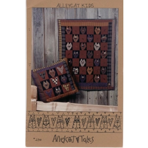 Alley Cat Quilt Pattern Kids Primitive Pillow