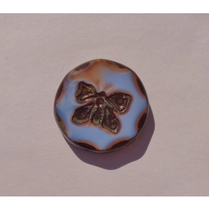 Large Butterfly Bead Pendant 26mm Round A