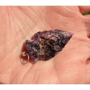 Amethyst Arrowhead Pendant Crystal A