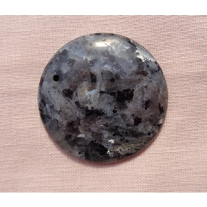 A Larkavite Round Gemstone Flat Back 1.75 Diameter