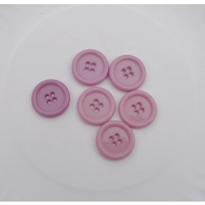 5 Lavender Purple Round Coat Buttons 25mm 018