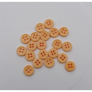 20 Peach Orange Shirt Buttons 10mm Round 012