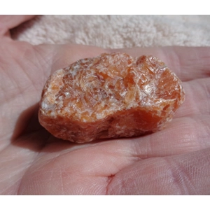 Orange Calcite Raw Crystal Gemstone 1.75 Inch A