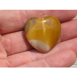 Mookaite Jasper Small Heart Palm Stone Touch K