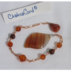 Handmade Gemstone Pendulum Open Path Dowsing