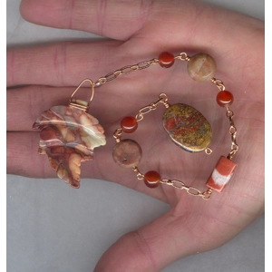 Handmade Gemstone Pendulum Spiritual Path Dowsing