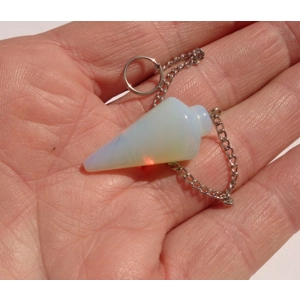 Opalite Pendulum Crystal Dowsing 7 Inch Metaphysical G