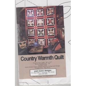 Country Warmth Quilt Pattern Rotary Applique