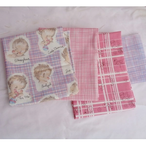 4 Baby Girls Print Fabric Material Cotton Michael Miller Quilting