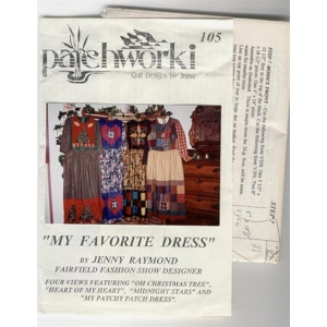 My Favorite Dress Pattern Folk Piecework XS M L XL