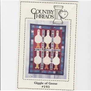 Giggle of Geese Quilt Pattern 30x42 Wall Hanging