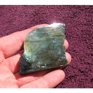 Labradorite Slab Gemstone Reflective Metaphysical C