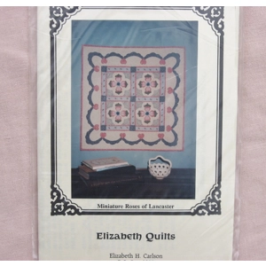Miniature Roses of Lancaster Quilt Pattern Applique