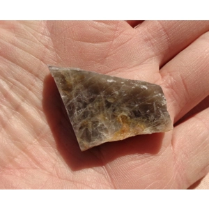 Black Moonstone 1.125 Inch Raw Stone Crystal Energy E