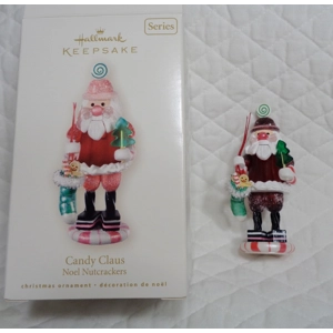 Hallmark Keepsakes 2008 Candy Claus Ornament Nutcracker