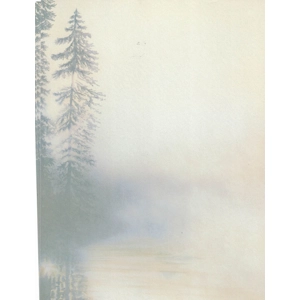 Tree in the Mist Stationery Paper Letterhead 45