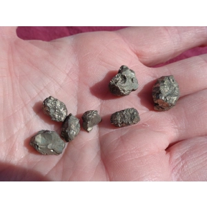Pyrite 6 Pieces Raw Gridding Stones Metaphysical E