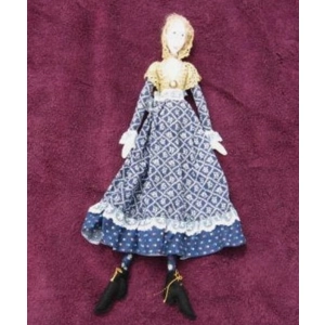 Granny Girl Doll Handmade Fabric 18 inch Hand crafted