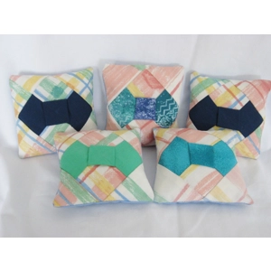 5 Mini Bow Tie Pillow Ornies Bowl Fillers Tucks