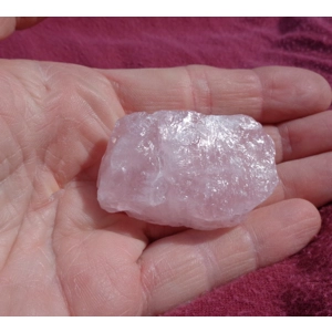 Rose Quartz Raw Crystal Gemstone Meditation D