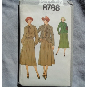 Simplicity 8788 Pattern 14 Dress Lined Jacket