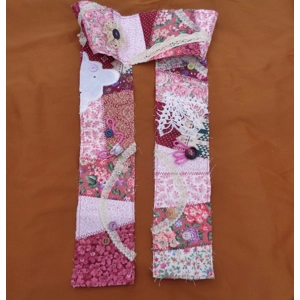 Snippet Fabric Roll 40 Inch Bellyband Burgundy B013