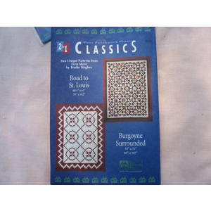 2 Quilt Pattern Classic Quilts Road to St Louis Burgoyne