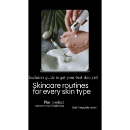 Skincare routine guide