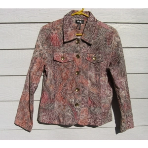 Analogy Texture Blazer 38 Chest Petite Tapestry Button Down Coat