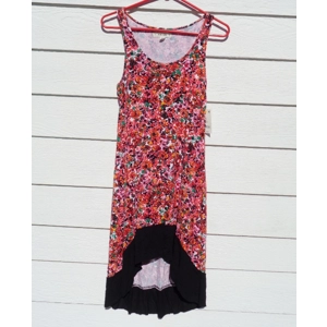 Junior Mac & Jac Floral Sun Dress Jr. Med. NWT Maxi 30 Chest