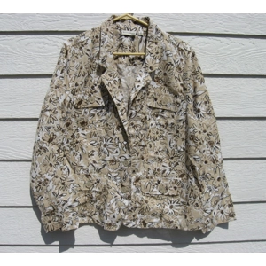 Studio Works Jacket 1X 50 Chest Linen Blend Lightweight