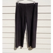 Eileen Fisher Black Viscose Pants L 36 Waist 042