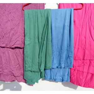 LOGO Lori Goldstein 17x76 Stretch Knit Blue Scarf or Wrap