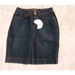 Aura Denim Blue Jean Skirt 2P 29 Waist EUC