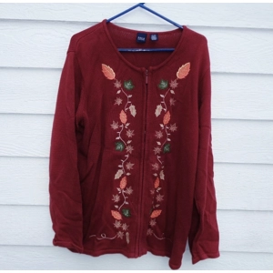 Basic Edition 2X Autumn Fall Cardigan Sweater 48 Chest